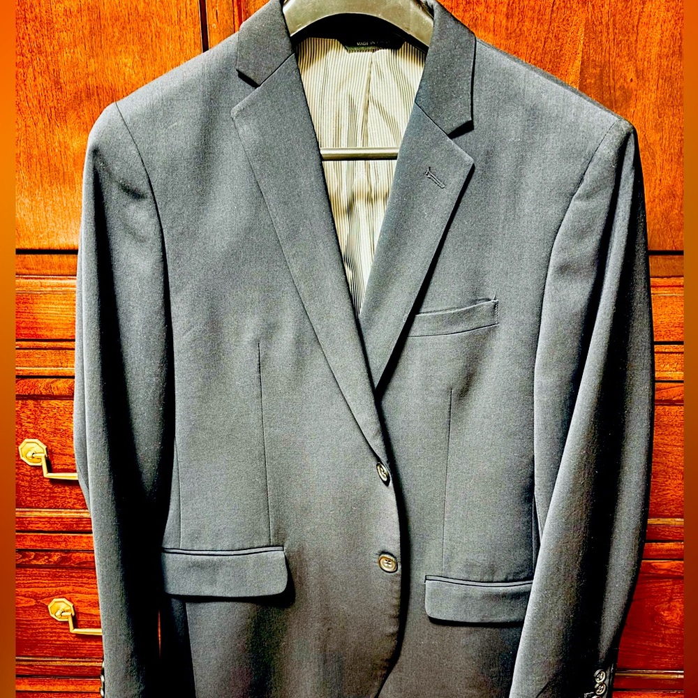 Banana Republic Navy Modern Slim Suit 40S
